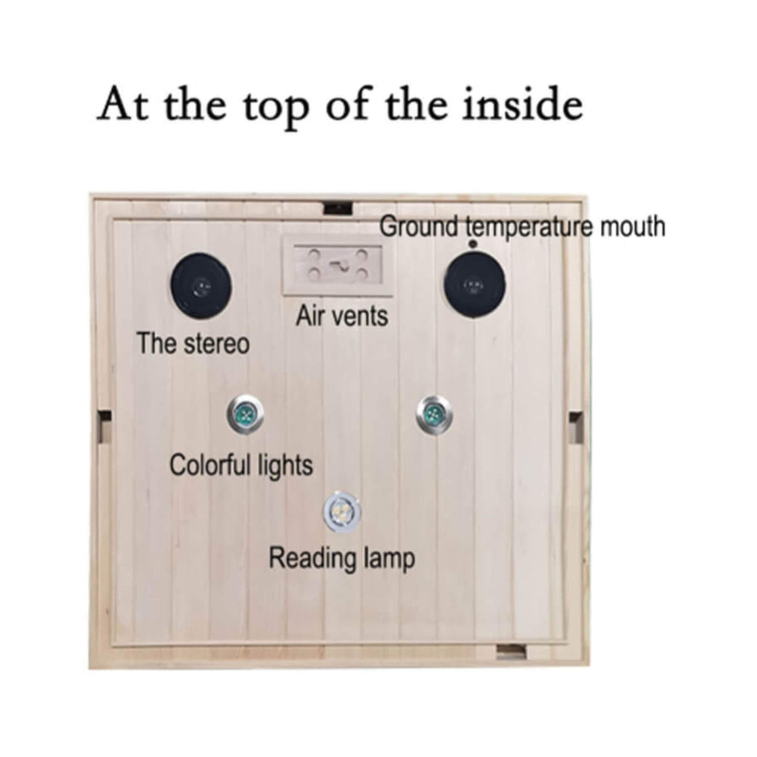 Thermora Ivara 2-Person Hemlock Far Infrared Sauna Room Glass Door 1750W - SAK81525