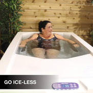 CSC 1000 Premium Cold Plunge Spa Tub With Built-In Ozone And Multi-Coloured Exterior Lighting (SAK37605)