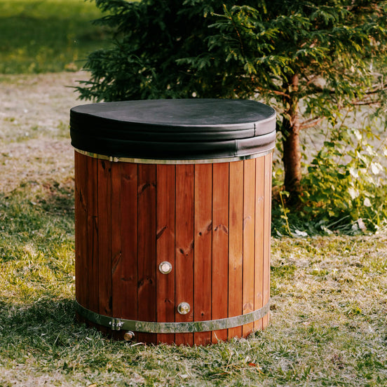 Premium 1-Person Fully-Assembled ThermoWood® Cold Plunge Tub