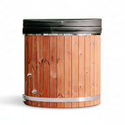 Premium 1-Person Fully-Assembled ThermoWood® Cold Plunge Tub