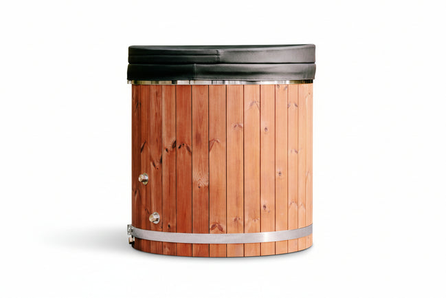 Premium 1-Person Fully-Assembled ThermoWood® Cold Plunge Tub