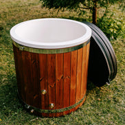 Premium 1-Person Fully-Assembled ThermoWood Cold Plunge Tub (SAK80914)
