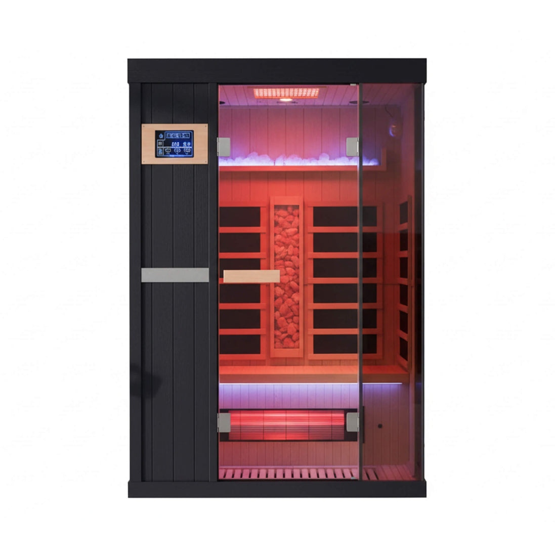 Thermora Pandora 2-Person Indoor Infrared Sauna Red Light & Salt Panels - SAK67305