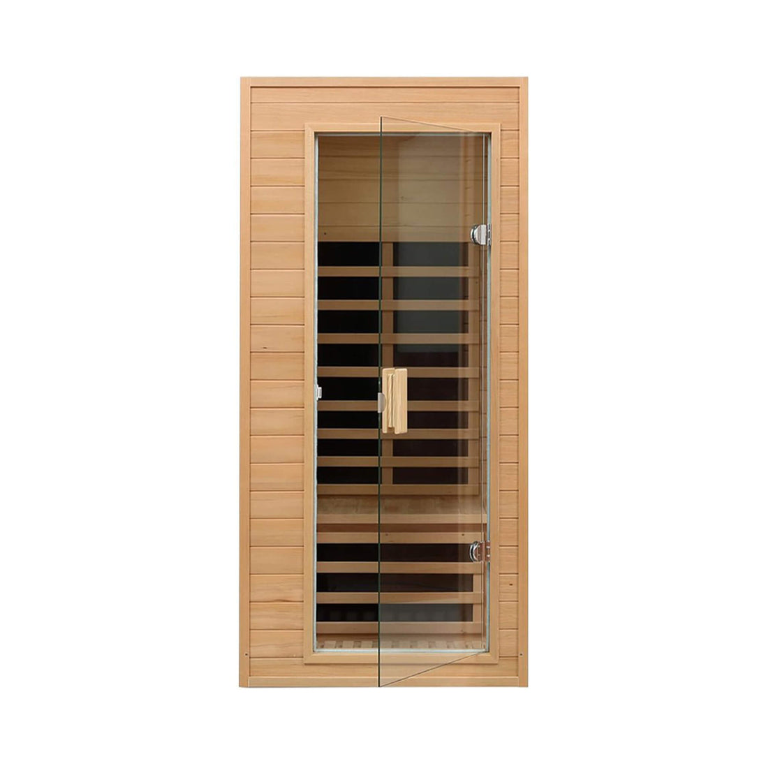 Thermora Elara 1-Person Indoor Hemlock Far Infrared Sauna Room 1200W - SAK27463