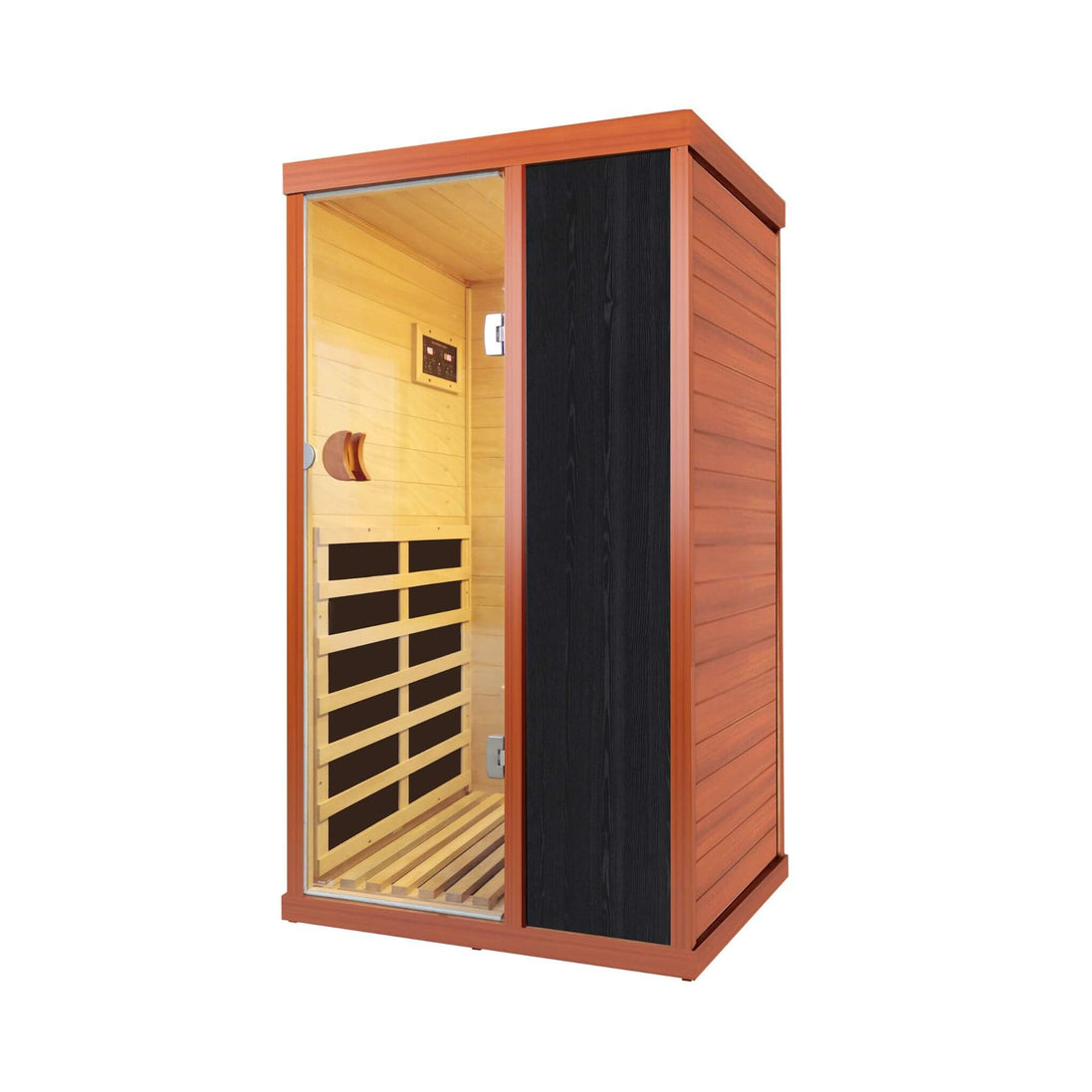 Thermora Maison 1-Person Indoor Infrared Sauna Room with Bluetooth & Ambient Lighting - SAK62941