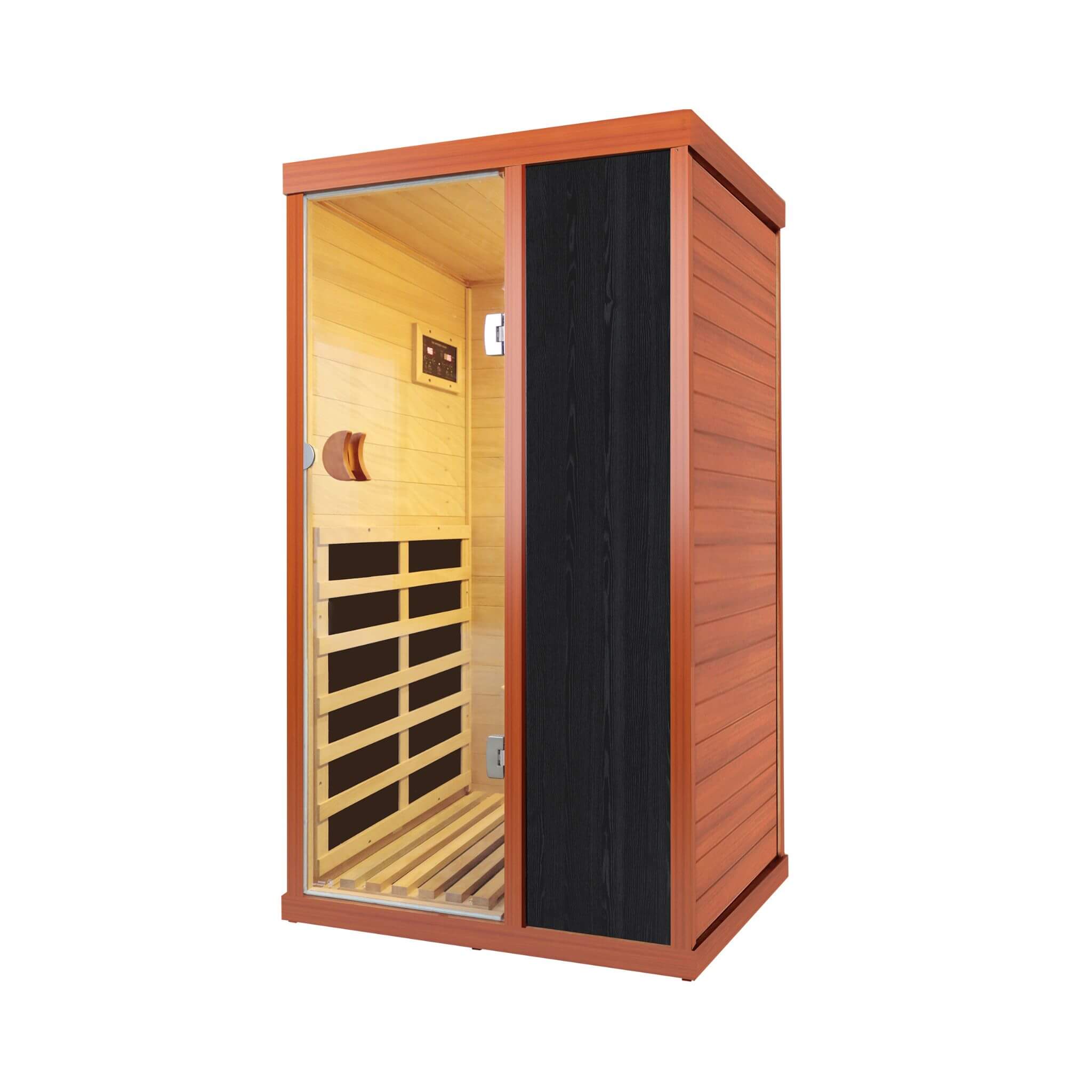 Thermora Maison 1-Person Indoor Infrared Sauna Room with Bluetooth & Ambient Lighting - SAK62941