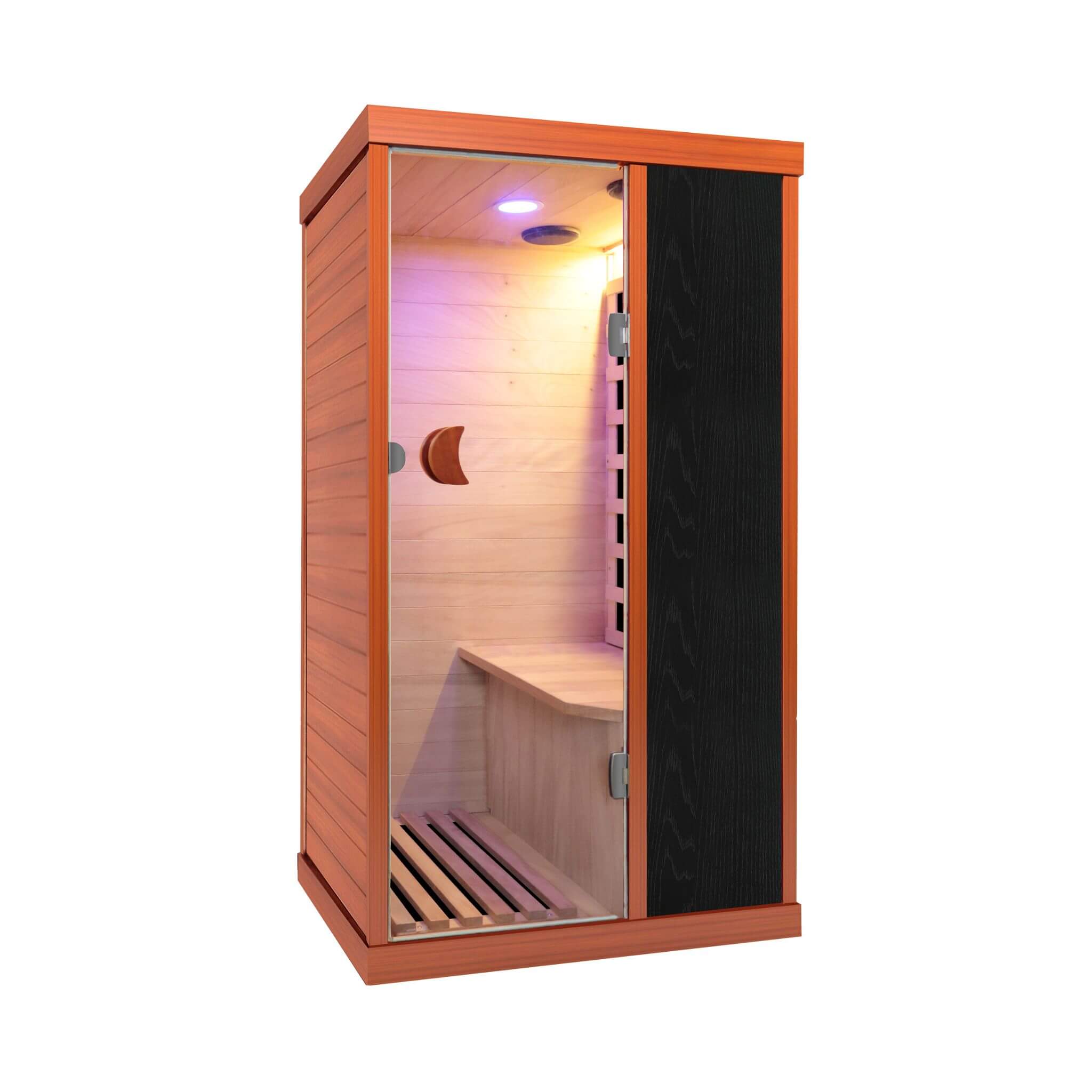 Thermora Maison 1-Person Indoor Infrared Sauna Room with Bluetooth & Ambient Lighting - SAK62941