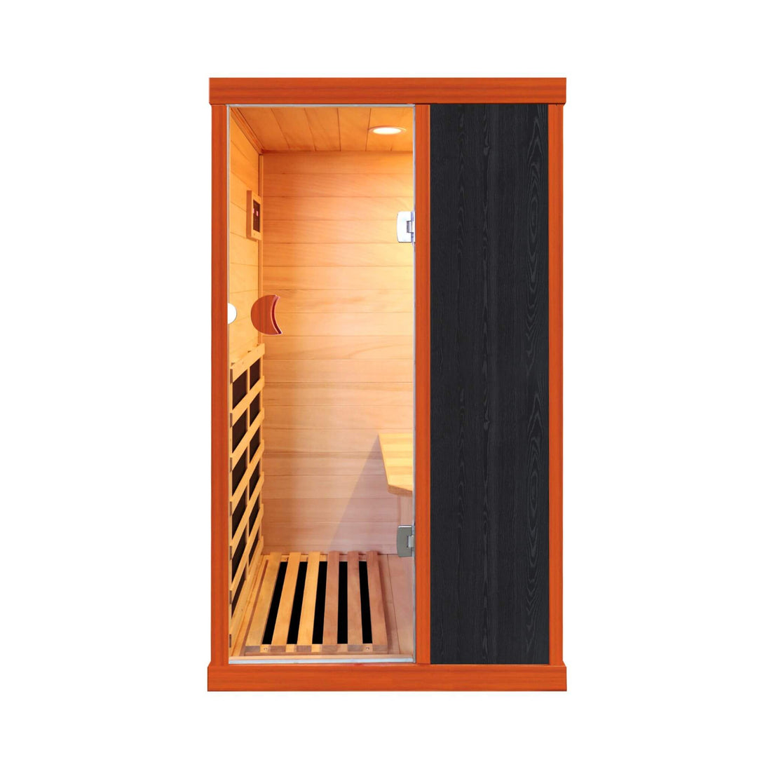 Thermora Maison 1-Person Indoor Infrared Sauna Room with Bluetooth & Ambient Lighting - SAK62941