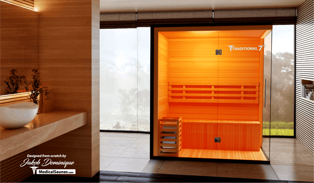 3 Person Home Steam Sauna | Traditional 7™
