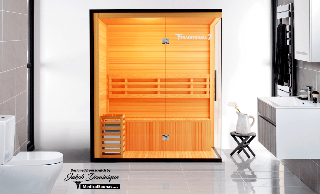 3 Person Home Steam Sauna | Traditional 7™