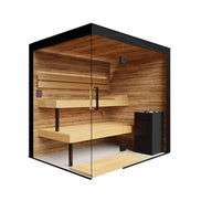 ThermaSol Lumaria 2-5 Person Indoor Glass Sauna Cabin - SAK84962