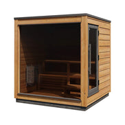 ThermaSol Nordic Dawn 4-Person Outdoor Sauna Cabin Fully-Assembled - SAK82057