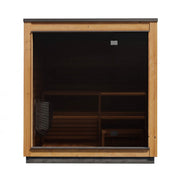 ThermaSol Nordic Dawn 4-Person Outdoor Sauna Cabin Fully-Assembled - SAK82057