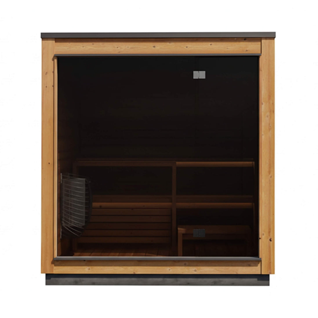 ThermaSol Nordic Dawn 4-Person Outdoor Sauna Cabin Fully-Assembled - SAK82057
