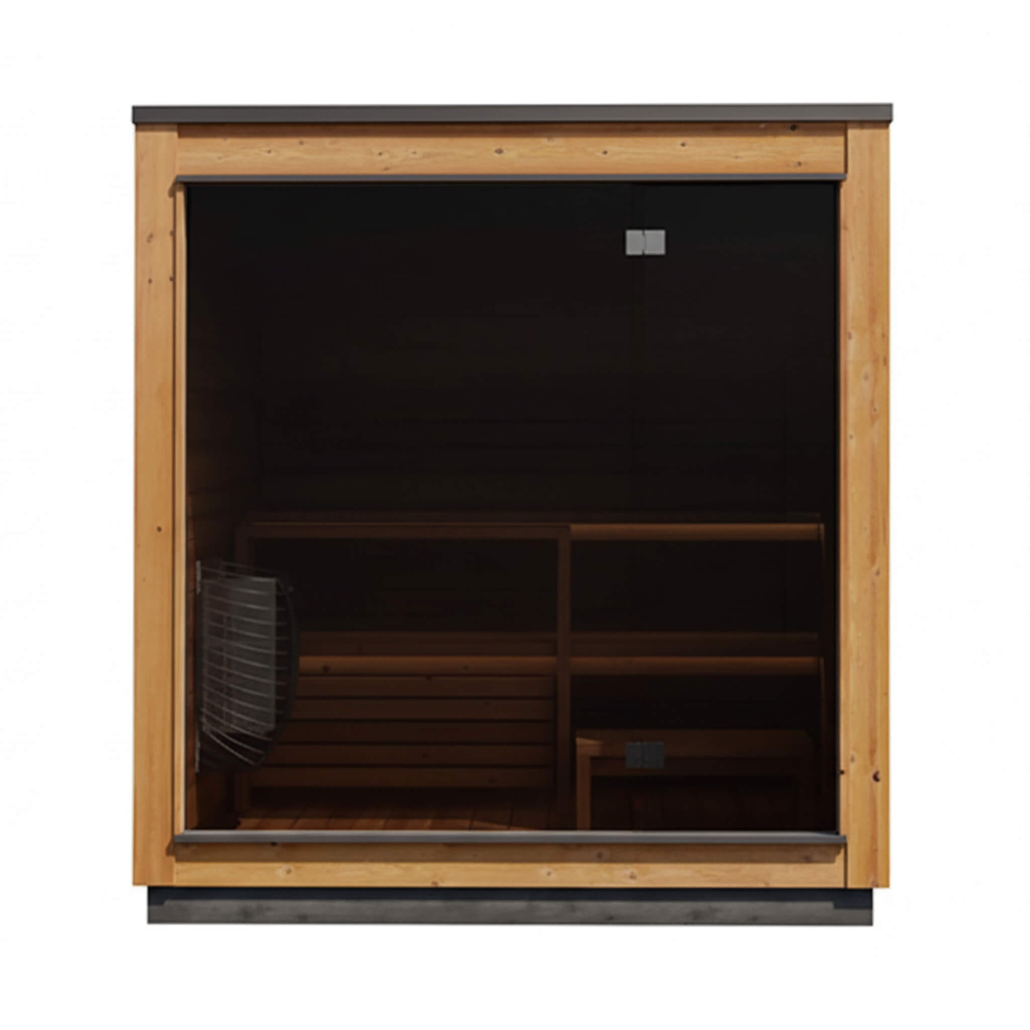 ThermaSol Nordic Dawn 4-Person Outdoor Sauna Cabin Fully-Assembled - SAK82057