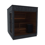 ThermaSol Nordic Misty Outdoor Modular Sauna Cabin for 2-5 Persons Fully Assembled Made-to-Order SAK17365
