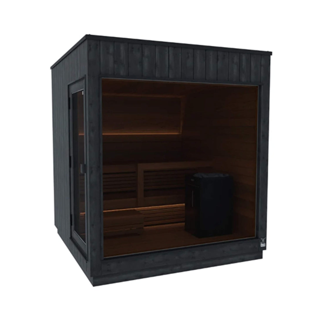 ThermaSol Nordic Misty Outdoor Modular Sauna Cabin for 2-5 Persons Fully Assembled Made-to-Order SAK17365