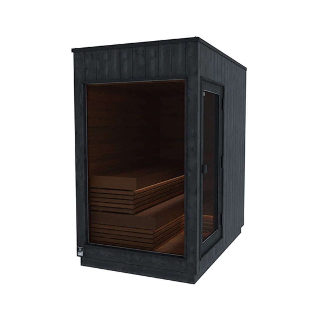ThermaSol Nordic Misty Outdoor Modular Sauna Cabin for 2-5 Persons Fully Assembled Made-to-Order SAK17365