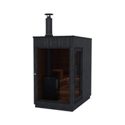 ThermaSol Nordic Misty Outdoor Modular Sauna Cabin for 2-5 Persons Fully Assembled Made-to-Order SAK17365