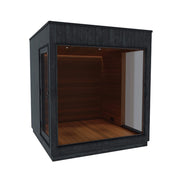 ThermaSol Nordic Misty Outdoor Lounge Medium Sauna Cabin (SAK57649)