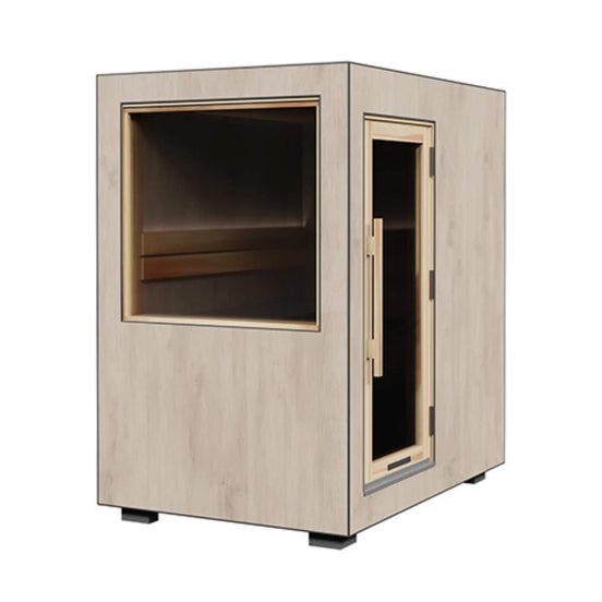 ThermaSol Solaris 2-5 Person Outdoor Solar-Powered Sauna Cabin Fully-Assembled - SAK27532