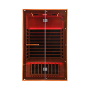 Thermora Fontaine 2-Person Luxury Canadian Hemlock Infrared Sauna With Glass Front (SAK97216)