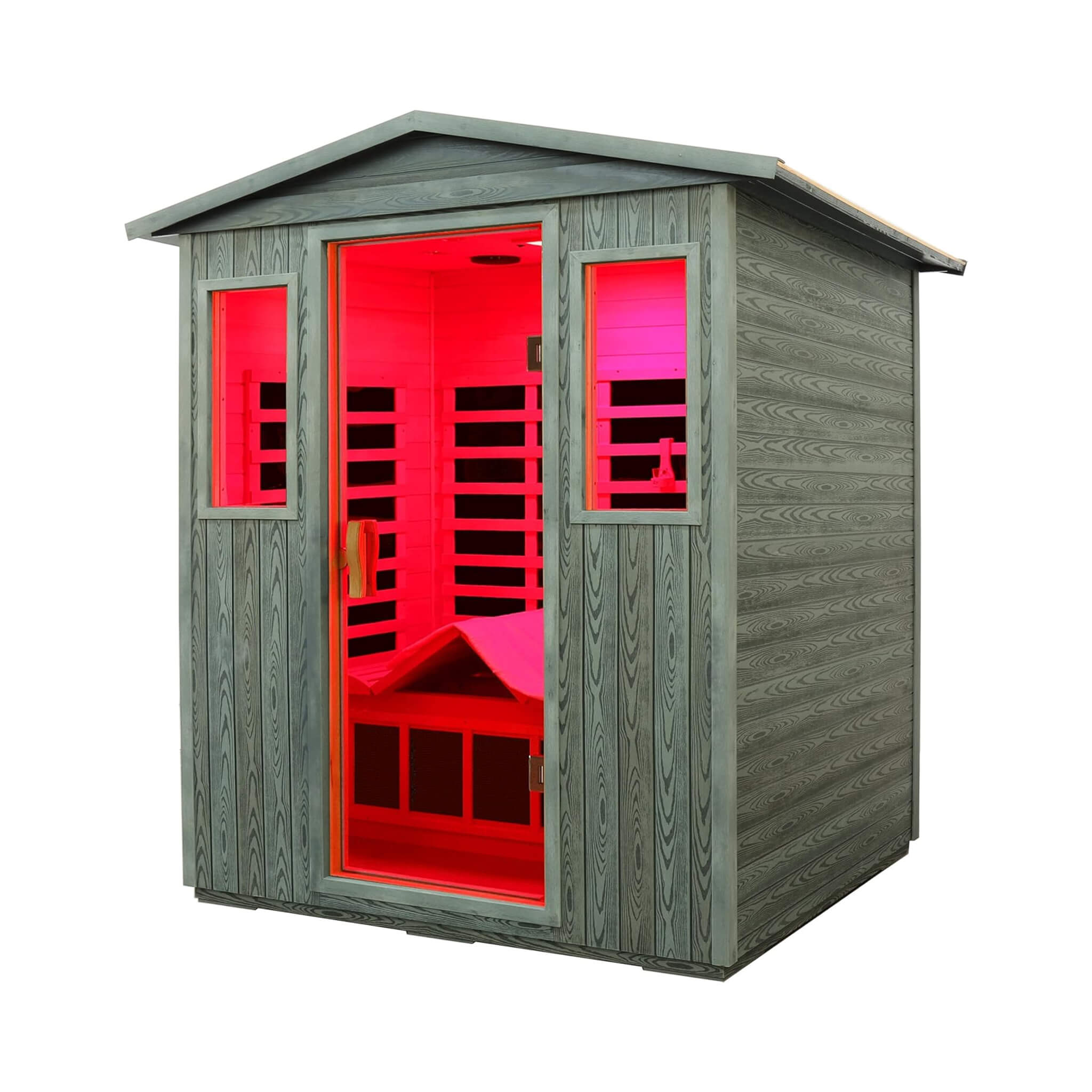 Thermora Nivea 3-Person Full-Spectrum Carbonized Composite Infrared Sauna - SAK85120