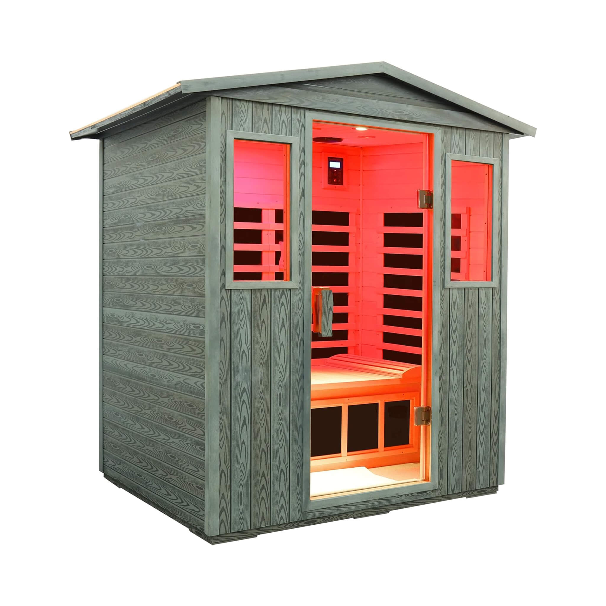 Thermora Nivea 3-Person Full-Spectrum Carbonized Composite Infrared Sauna - SAK85120