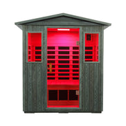 Thermora Nivea 3-Person Full-Spectrum Carbonized Composite Infrared Sauna - SAK85120