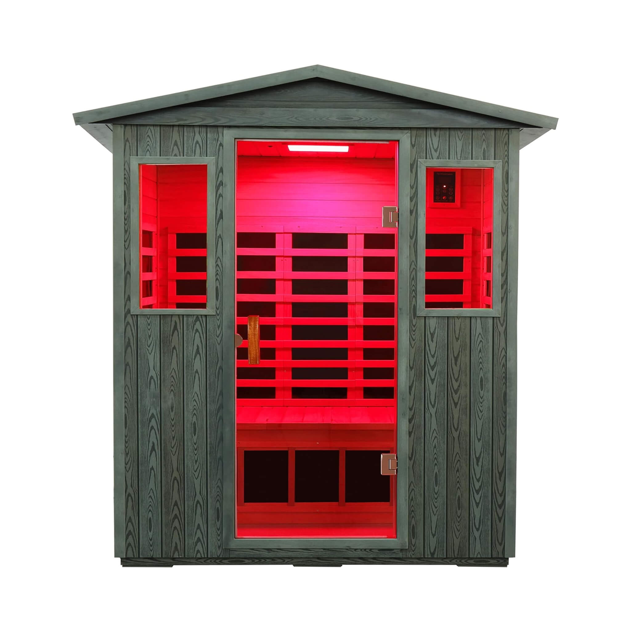 Thermora Nivea 3-Person Full-Spectrum Carbonized Composite Infrared Sauna - SAK85120