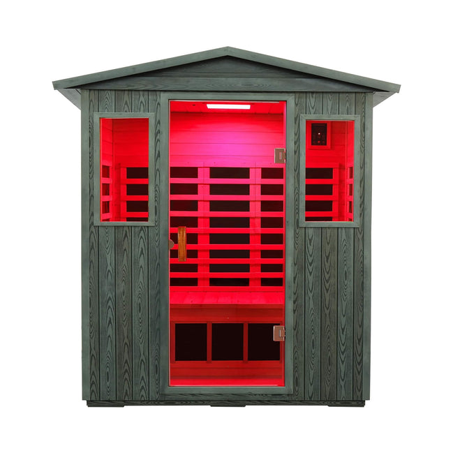 Thermora Nivea 3-Person Full-Spectrum Carbonized Composite Infrared Sauna - SAK85120