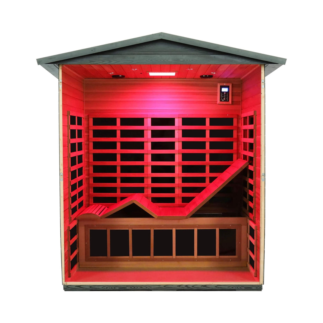 Thermora Nivea 3-Person Full-Spectrum Carbonized Composite Infrared Sauna - SAK85120