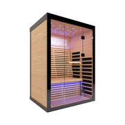 Thermora Vapor Luxury 2-Person Canadian Hemlock Wood Far Infrared Home Sauna (SAK56874)