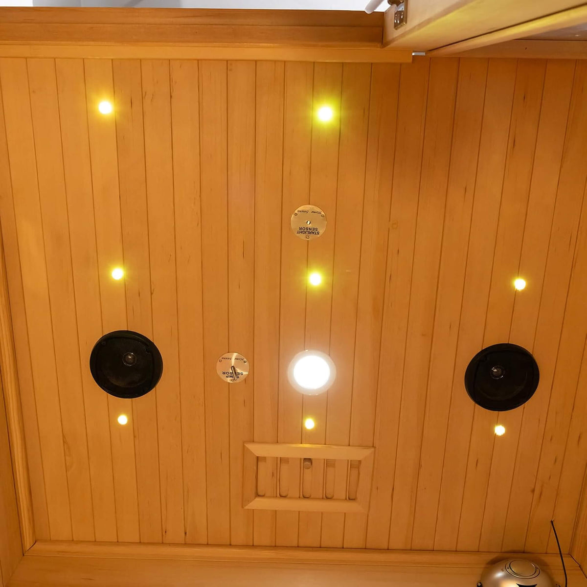 Luma 2-Person Indoor Hybrid Infrared & 3.5KW Steam Sauna Room
