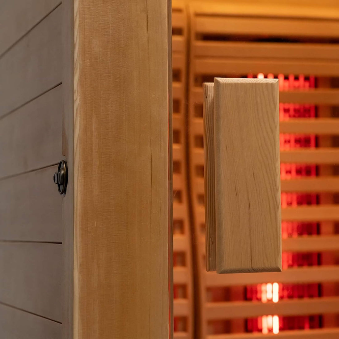 Rövia Luma 2-Person Indoor Hybrid Sauna Room with Infrared and 3.5kW Heater - SAK83750