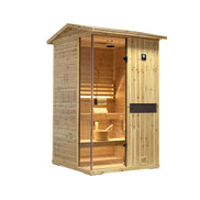 Thermora Arctic 2-Person Outdoor Wooden Steam Sauna Room with Smart Controls - SAK52918