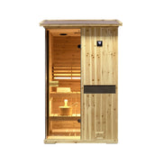 Thermora Arctic 2-Person Outdoor Wooden Steam Sauna Room with Smart Controls - SAK52918