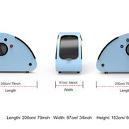 TimePod 2 | 2.0 ATA Triangular Hard-Shell Hyperbaric Chamber