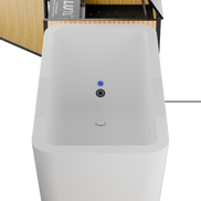 RevX Acrylic X Tub Cold Plunge + LUX High Performance Chiller and Filtration System